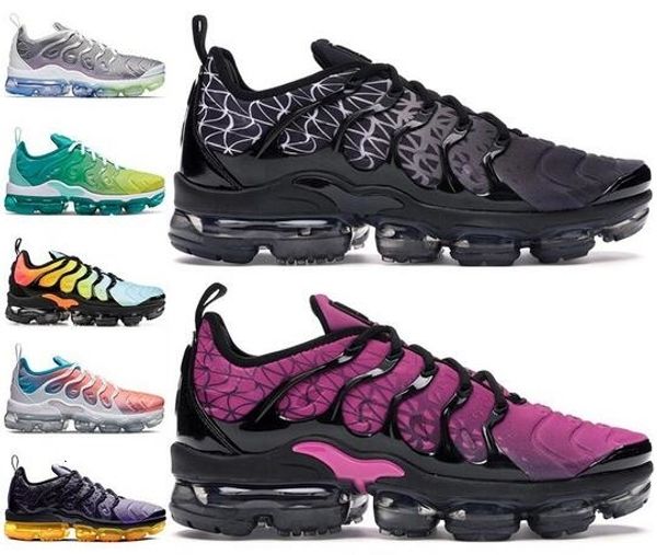 

plus tn plus designer men women sneakers hyper blue sunset game royal ultra white black tn trainers sport running shoes 36-45