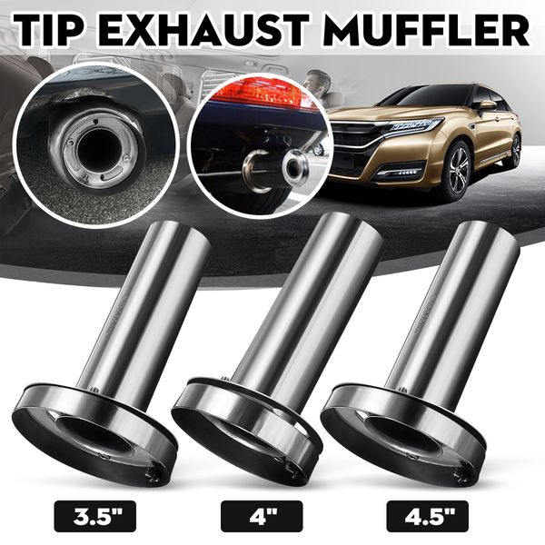 

нержавеющая сталь регулируемая вставка съемный наконечник глушитель для автомобиля 3.5"/4" / 4.5" выхлопные t304 стайлинга автомобилей