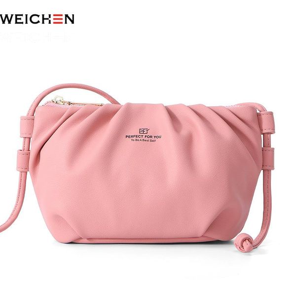 

fresh folds small pu leather women shoulder bags 2020 lady handbag purse mini crossbody bag for women