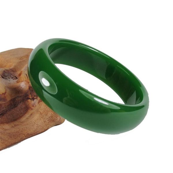 

chinese natural green hetian nephrite jade bangle bracelet fashion temperament jewelry gems accessories gifts wholesale, Golden;silver