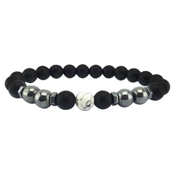 

2pcs/set couples black buddha beads bracelet natural stone yoga beaded bracelet for men women friend gift charm strand jewelry