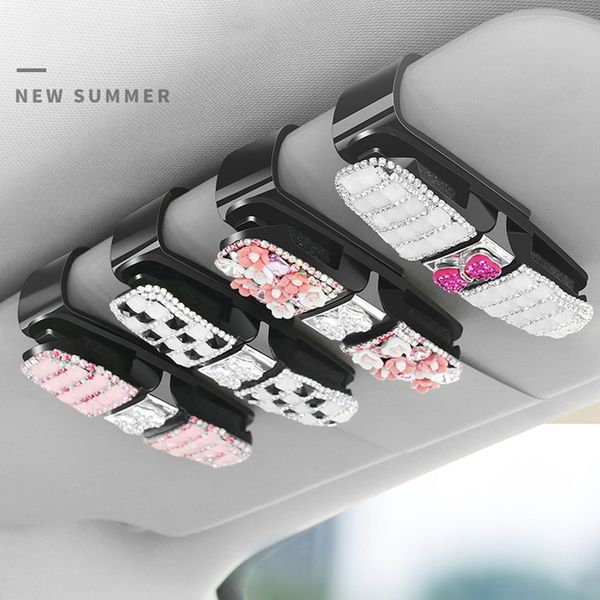 

car glasses clip utility car sunglasses bracket glasses box creative sun visor card storage clip