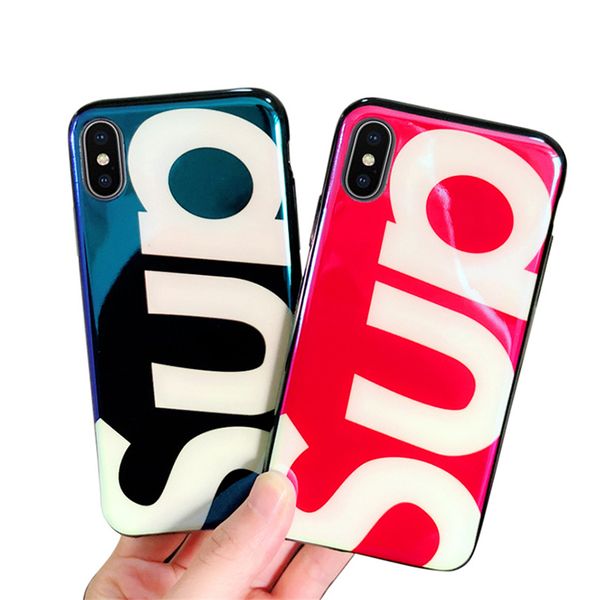 

IPhone 11 Синий Rey Чехол для телефона Красный Синий Sup Обложка для iPhone ТПУ телефон Shell С