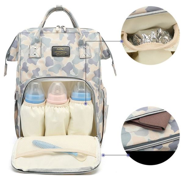 

fashion camouflage multi-function waterproof durable backpack outdoor large capacity mommy baby nursing nappy bag