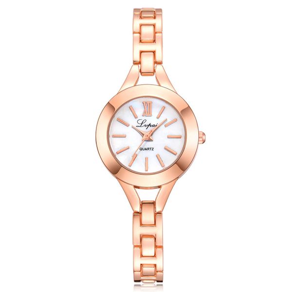

business simplicity women watch 2019 new bracelet watch brand steel strip quartz ladies wrist #b, Slivery;brown