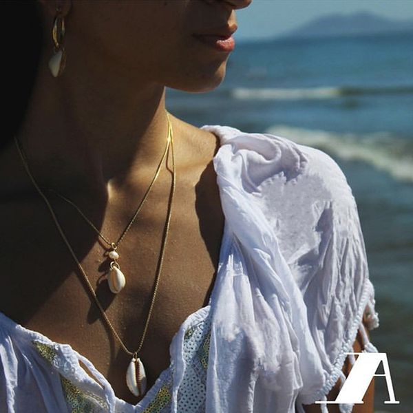 

ожерелье цвета золота из бисера cowrie shell подвеска для женщин имитация pearl choker ожерелье длинные цепи statement collares collier, Silver