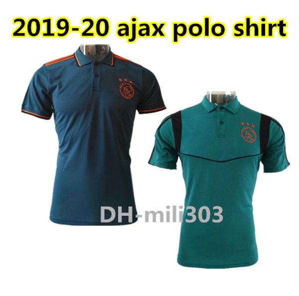 

2019 2020 ajax occer jer ey polo hirt 19 20 ajax fc de jong tadic ziyech nere van de beek polo hort leeve port training hirt