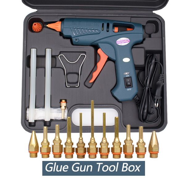

glue gun tool box 100w melt glue gun eu us on/off switch copper nozzle for 11mm stick home craft diy adhesive hot