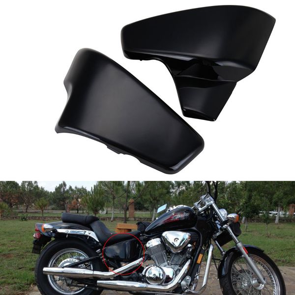 

undefined abs plastic black battery side cover for vt 600 shadow vlx deluxe steed 400 600 400vls vlx 1999-2008