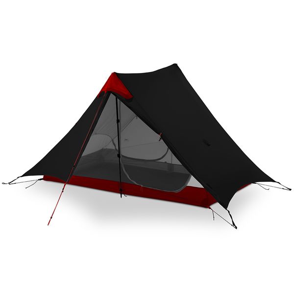 

3f ul gear lanshan 2 outdoor ultralight camping 2 person tent 3 seasons professional 15d silnylon rodless tent