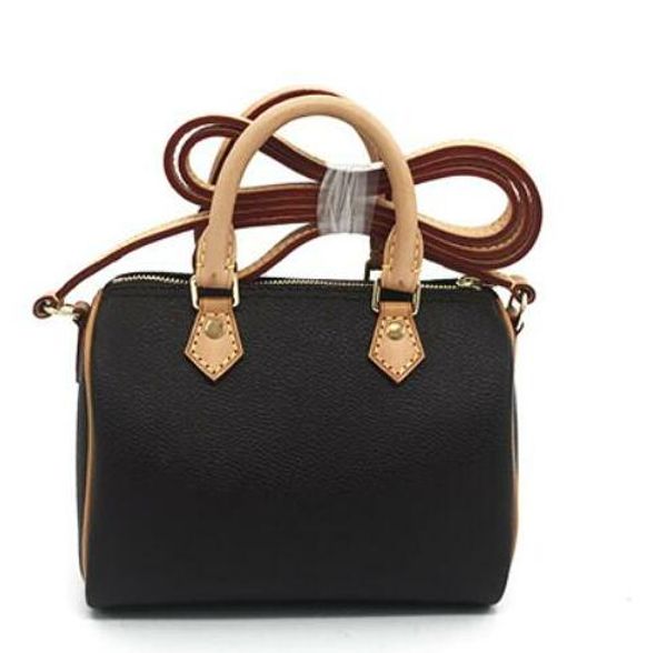 

Brand 16cm fa hion women mini bag real leather nano peedy houlder bag cro body bag bucket bag cla ic printing de ign pur e all match