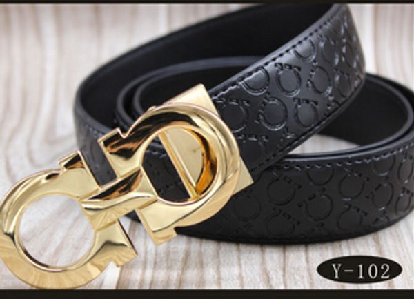 

mens belt buckle business genuine leather belts for men waist belt ing, Black;brown
