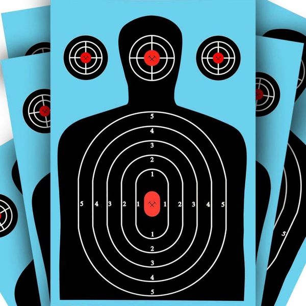 

pvc rectangular blue and green shooting targets 12*18 silhouette splatter reactive paper targets fluorescent rifle pistol airsoft pellet gun