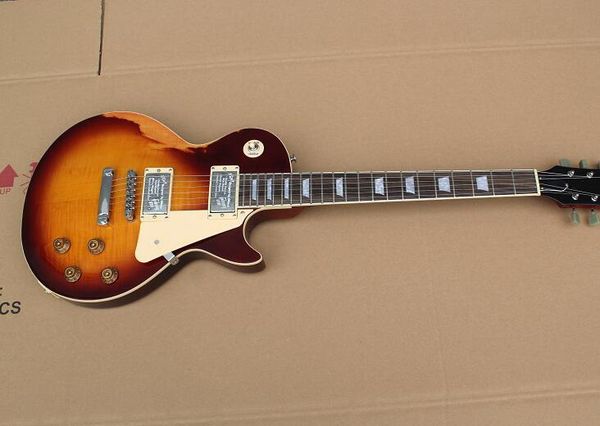 

бесплатная доставка sunburst старый корпус электрогитары с палисандровой накладкой, fixed bridge, chrome аппаратные средства, предлагают инд