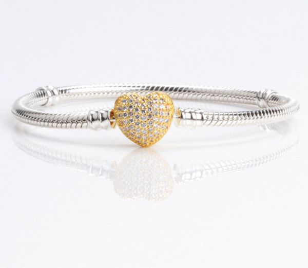 

s925 sterling silver snake chain bracelet withh logo engraved fit european pandora bracelet for women wedding bracelet c57, Black