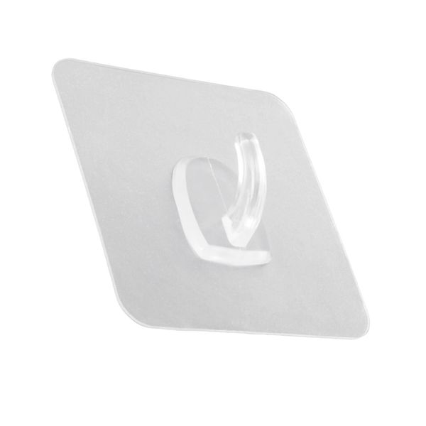 

home clear self adhesive hook sticky coat holder rack wall clothes hat hooks