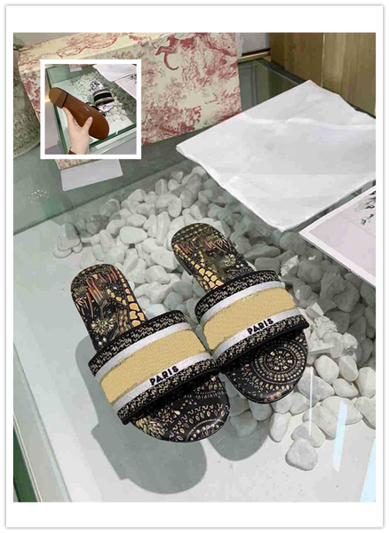

new dazzle flowers women sandals designer slippers flip flops striped beach causal shoes embroidery sandal floral brocade slipper, Black