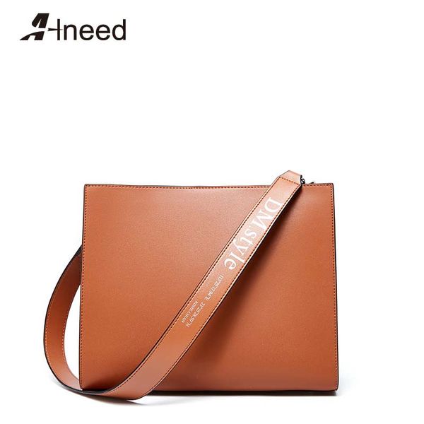 

alneed genuine leather shoulder bags for women 2020 large capacity handbags laides clutch purse tote bags bolsa feminina