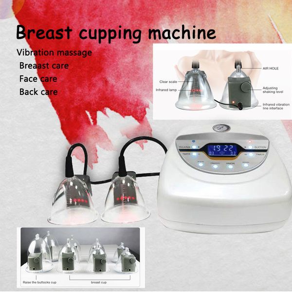 

professional butt lifting breast massager for salon use / vacuum therapy cupping buttock bust cup body shaping beauty device