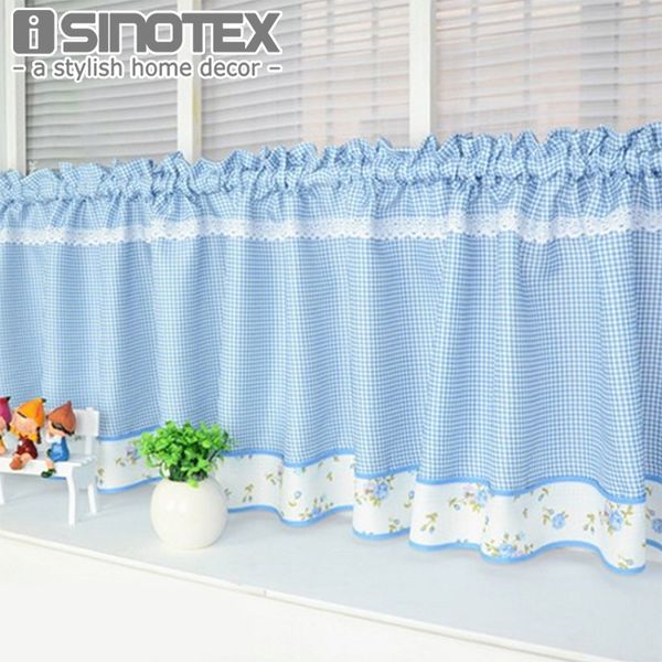 

fashion cafe embroidered lace decoration curtains for the kitchen 100% polyester pastoral style small cafe curtain for bedroom