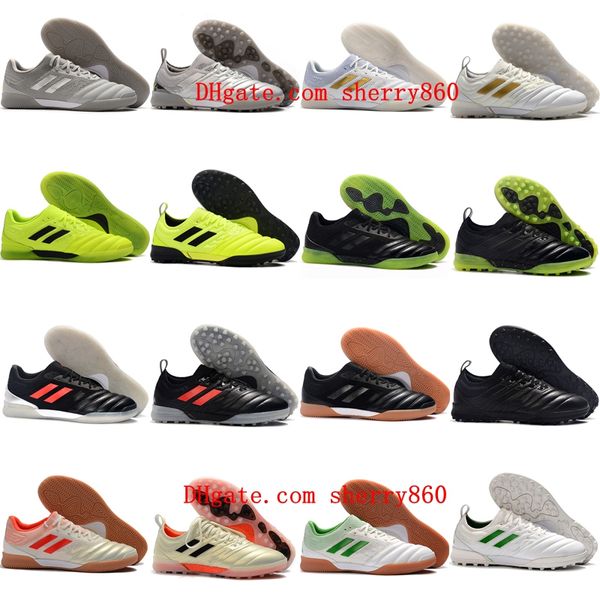 

2021 mens soccer shoes copa 19.1 in tf indoor cleats football boots botas de futbol