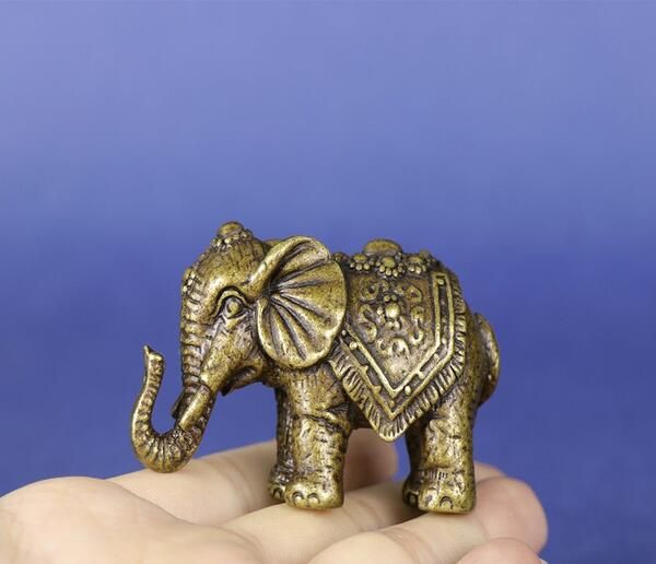 

чистая медь твердого слон маленьких украшения творческой ладан фортуна индивидуальность чай животное латунь латунь слоной ручка медь резьба