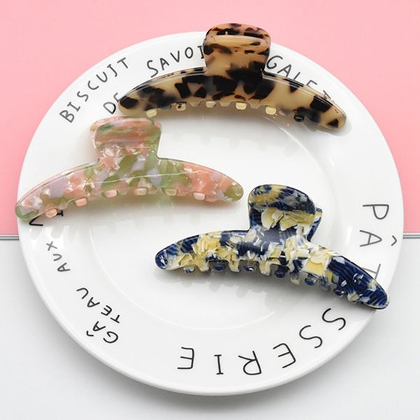 

hair accessories simple acetate crab for women headwear accessory ornaments barrette claw clip girl