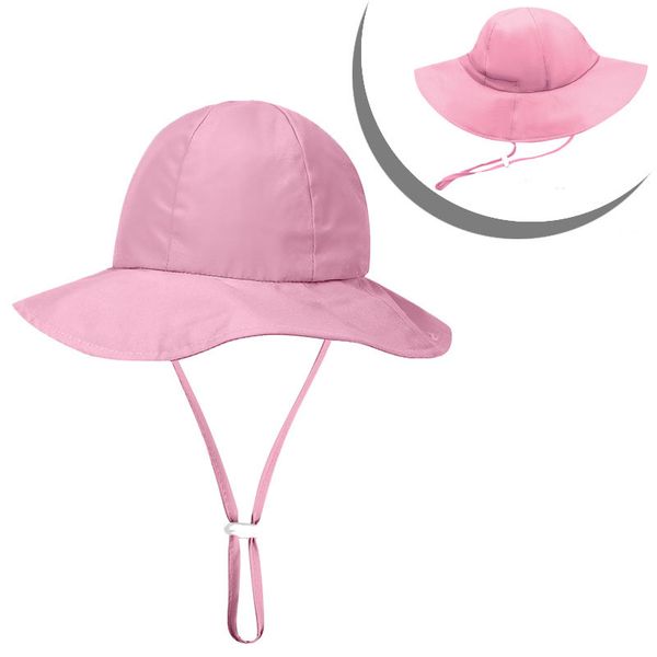 

упф 50+ детские шляпа солнца летом шляпу мальчиков девочек уф-защиты открытый детская шапочка детские шапка трактор, Yellow