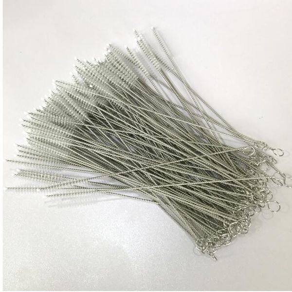 

drinking straws cleaning brush 20cm length reusable stainless steel brushes kitchen tools nylon skinny pipe tube bottle cleaner