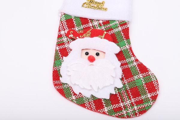 

dhl-christmas decorations christmas socks hangings old man snowman candy gift bag