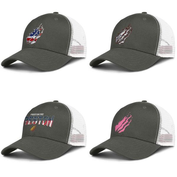 

preston fire gray camouflage merch army_green for men and women trucker cap ball styles custom uk mesh hats 3d effect flag logo american, Blue;gray