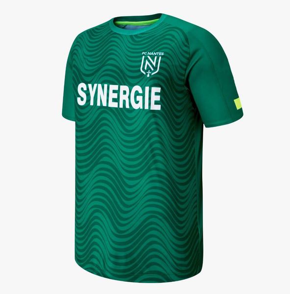 

Thai quality ligue fc nante occer jer ey football hirt 2019 2020 fc nante men 039 away green occer jer ey running jer ey