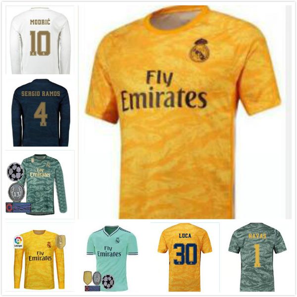 real madrid goalkeeper jersey long sleeve
