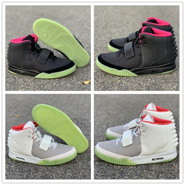 

2019 kanye west ii nrg basketball shoes black white 3m reflective designer mens outdoor sport sneaker trainers quality