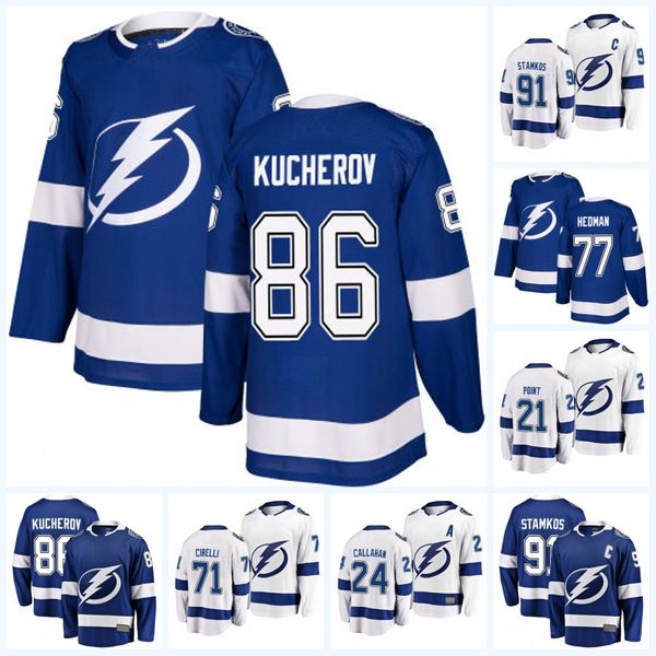 

women tampa bay lightning jersey 21 brayden point 86 nikita kucherov 24 ryan callahan 71 anthony cirelli 91 steven stamkos 77 victor hedman, Black;red
