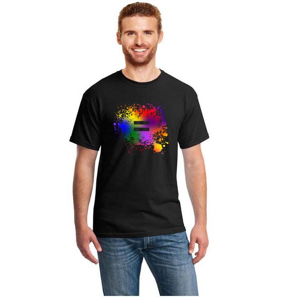 

fitness equality ink t shirt slim fit men women t-shirt cool summer tee shirt male female tee, White;black