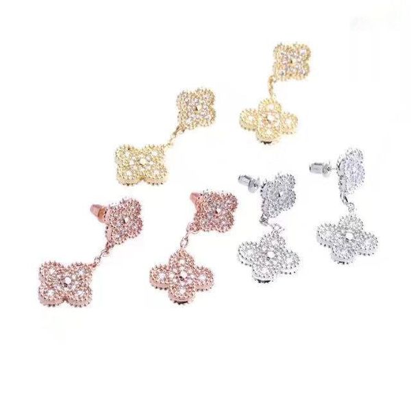 

luxury designer jewelry women earrings boucles d'oreilles de designer fashion orecchini firmati diamond earrings