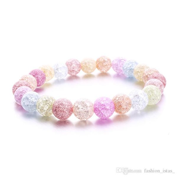 

8mm цветного льда краум бисер природного камень качество круглого сыпучие шарики шарик браслет ювелирных изделия, Black