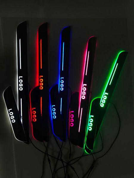 

eosuns led moving light scuff pedal for kia rio k2 2015-2018 daynamic door sill welcome pedal mouldings