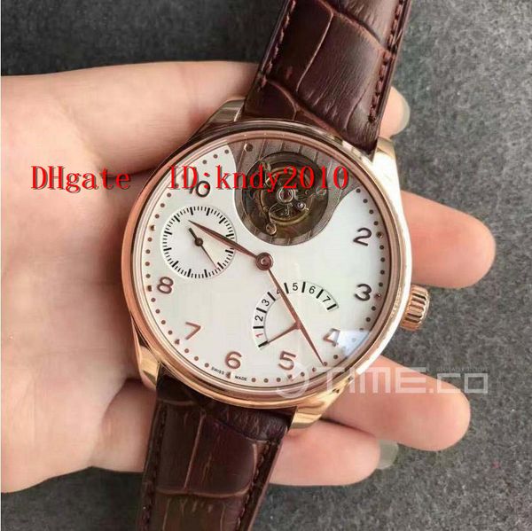 

rose tourbillon iw504202 sapphire watches 18k watch gold a.seagull wristwatches mens crystal portuguese tf edition mechanical watches bhnfg, Slivery;brown