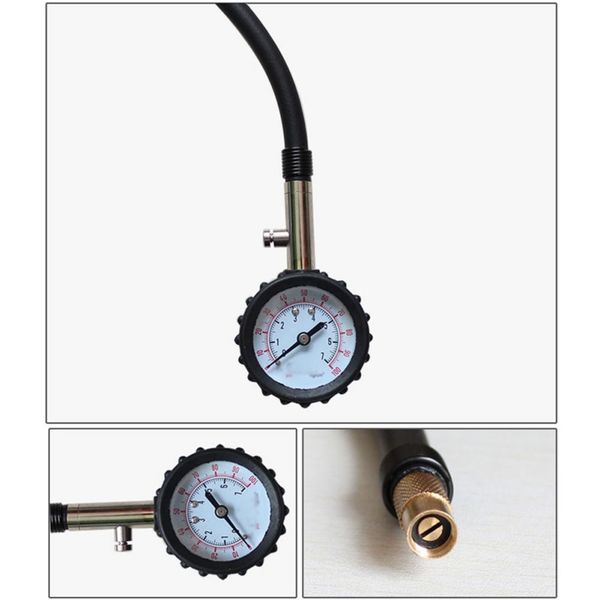 

car tire pressure gauge high-precision digital tire barometer stainless steel pressure gauge car accessories