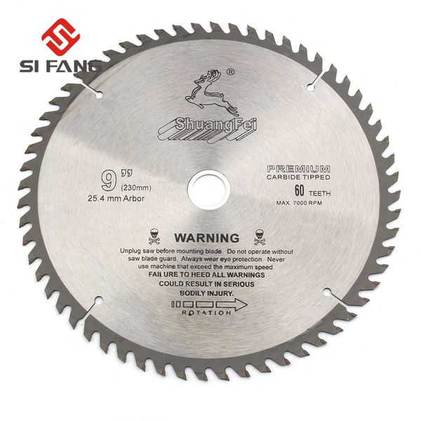 

si fang 60-100teeth 4-12inch carbide alloy circular saw blade rotary tool used for cutting wood and aluminum metal