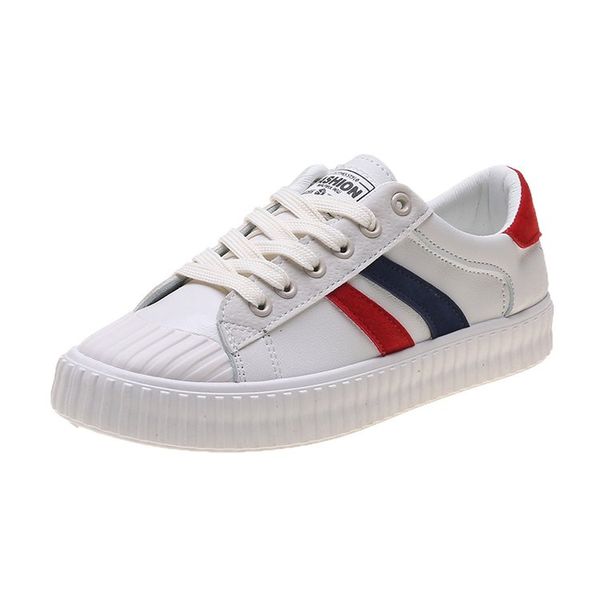 

2019 new low-up shoes women's single round-headed coloured deep-cut low-heel cross-strap flat elastic band round toe pu basic, Black