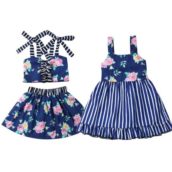 

summer girl dress floral print toddler dress fashion kids clothes, Red;yellow