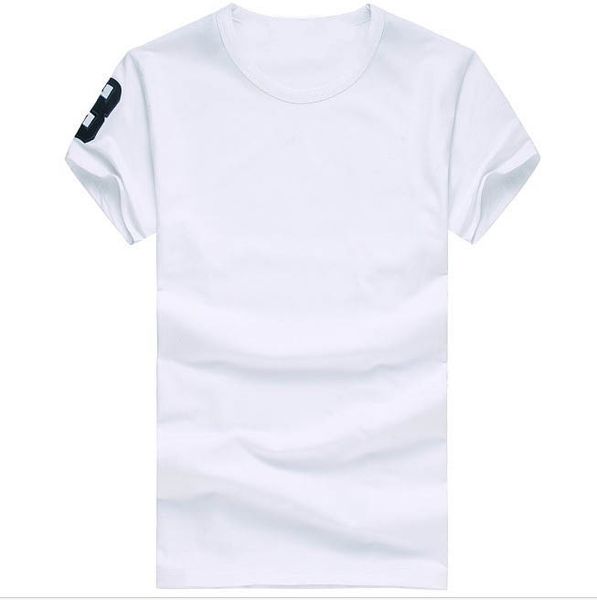 

cotton new o-neck short sleeve t-shirt summer men t-shirts casual style for sport men t-shirts, White;black