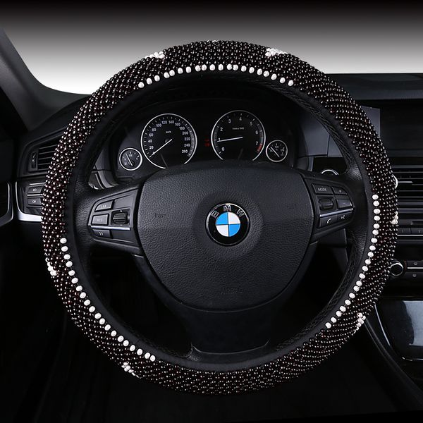 

message car steering wheel cover wood beads car steering-wheel cover protector for