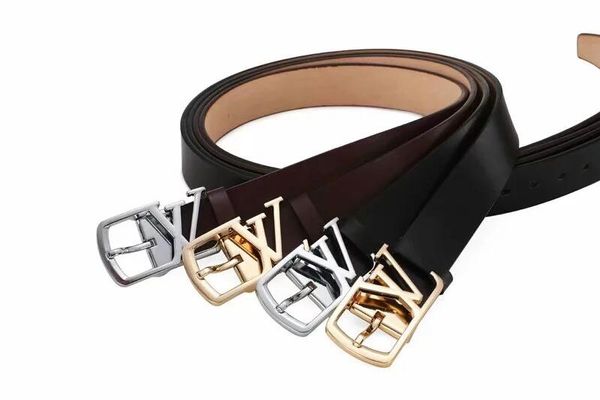 

men's leather belt pu pin buckle medium and young black waistband versatile jeans belt width 3.5cm length 105cm--125cm, Black;brown