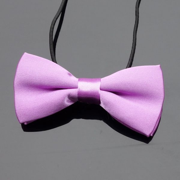 

solid baby fashion elastic satin bow tie kid classical bowties colorful butterfly wedding party pet bowtie tuxedo ties, Red;brown