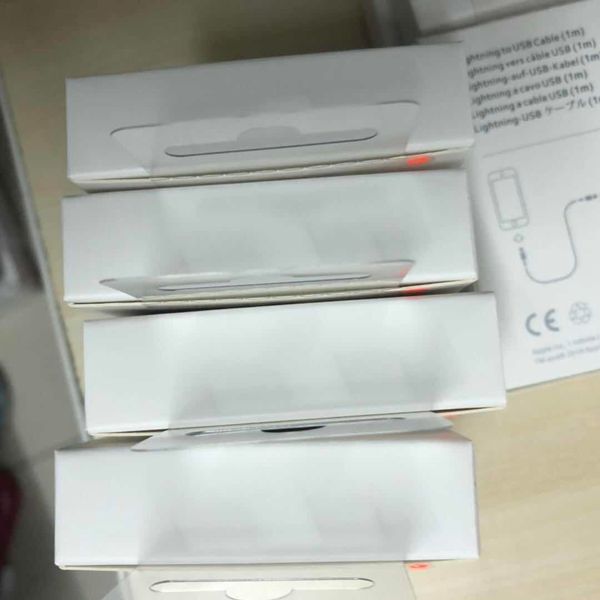 

100pc qulaity cable with retail box 1m 3ft aluminum foil u b data ync charger cable for iphone x x max x 8 7 6 x
