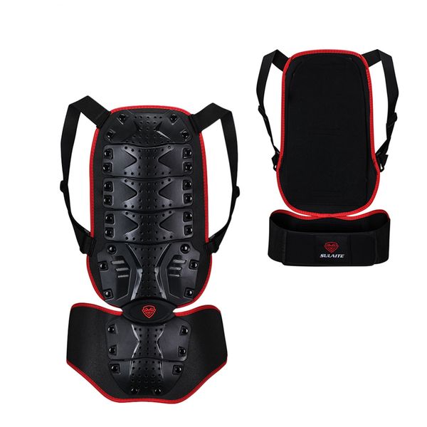 

outdoor sports motorcycling motorcycle back protection jackets protection clothing protector jacket motocross back armor, Black